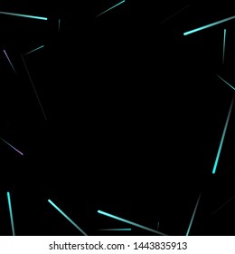 Fast Effect. Motion Neon Light Movement. Flow Light Trail. Neon Element Futuristic Design. Abstract Glowing Lines Movement Concept. Minimal Modern Dynamic 3D Static Effect. Techno Vector illustration.