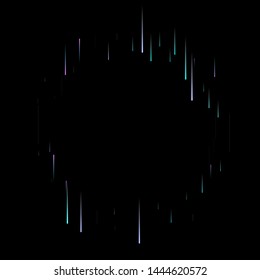 Fast Effect. Motion Neon Light Movement. Flow Light Trail. Neon Element Futuristic Design. Abstract Glowing Lines Movement Concept. Minimal Modern Dynamic 3D Static Effect. Techno Vector illustration.