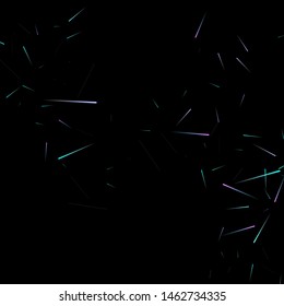 Fast Effect. Motion Neon Light Movement. Flow Light Trail. Neon Element Futuristic Design. Abstract Glowing Lines Movement Concept. Minimal Modern Dynamic 3D Static Effect. Techno Vector illustration.