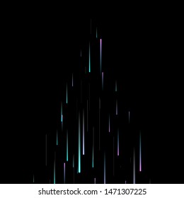 Fast Effect. Motion Neon Light Movement. Flow Light Trail. Neon Element Futuristic Design. Abstract Glowing Lines Movement Concept. Minimal Modern Dynamic 3D Static Effect. Techno Vector illustration.