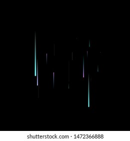 Fast Effect. Motion Neon Light Movement. Flow Light Trail. Neon Element Futuristic Design. Abstract Glowing Lines Movement Concept. Minimal Modern Dynamic 3D Static Effect. Techno Vector illustration.