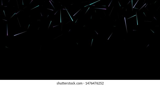 Fast Effect. Motion Neon Light Movement. Flow Light Trail. Neon Element Futuristic Design. Abstract Glowing Lines Movement Concept. Minimal Modern Dynamic 3D Static Effect. Techno Vector illustration.