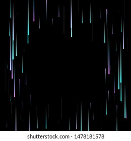 Fast Effect. Motion Neon Light Movement. Flow Light Trail. Neon Element Futuristic Design. Abstract Glowing Lines Movement Concept. Minimal Modern Dynamic 3D Static Effect. Techno Vector illustration.