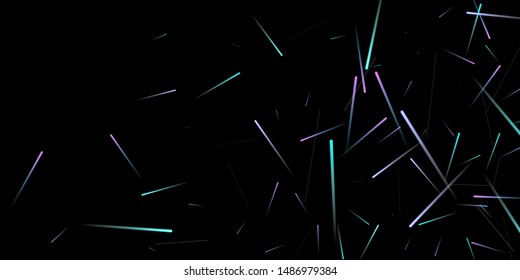 Fast Effect. Motion Neon Light Movement. Flow Trail. Element Futuristic Design. Abstract Glowing Lines Concept. Minimal Modern Dynamic 3D Static Effect. Techno Vector illustration.