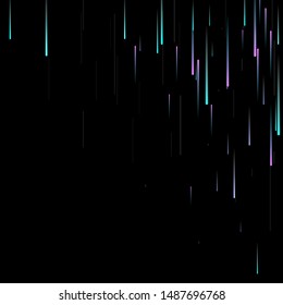 Fast Effect. Motion Neon Light Movement. Flow Trail. Element Futuristic Design. Abstract Glowing Lines Concept. Minimal Modern Dynamic 3D Static Effect. Techno Vector illustration.