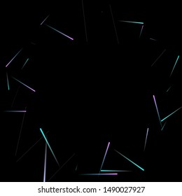Fast Effect. Motion Neon Light Movement. Flow Light Trail. Neon Element Futuristic Design. Abstract Glowing Lines Movement Concept. Minimal Modern Dynamic 3D Static Effect. Techno Vector illustration.