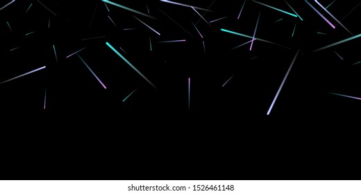 Fast Effect. Motion Neon Light Movement. Flow Light Trail. Neon Element Futuristic Design. Abstract Glowing Lines Movement Concept. Minimal Modern Dynamic 3D Static Effect. Techno Vector illustration.