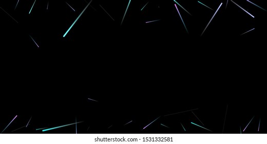 Fast Effect. Motion Neon Light Movement. Flow Light Trail. Neon Element Futuristic Design. Abstract Glowing Lines Movement Concept. Minimal Modern Dynamic 3D Static Effect. Techno Vector illustration.