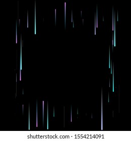 Fast Effect. Motion Neon Light Movement. Flow Light Trail. Neon Element Futuristic Design. Abstract Glowing Lines Movement Concept. Minimal Modern Dynamic 3D Static Effect. Techno Vector illustration.