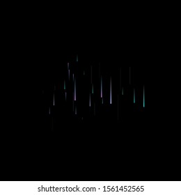 Fast Effect. Motion Neon Light Movement. Flow Light Trail. Neon Element Futuristic Design. Abstract Glowing Lines Movement Concept. Minimal Modern Dynamic 3D Static Effect. Techno Vector illustration.