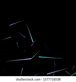 Fast Effect. Motion Neon Light Movement. Flow Light Trail. Neon Element Futuristic Design. Abstract Glowing Lines Movement Concept. Minimal Modern Dynamic 3D Static Effect. Techno Vector illustration.