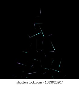 Fast Effect. Motion Neon Light Movement. Flow Light Trail. Neon Element Futuristic Design. Abstract Glowing Lines Movement Concept. Minimal Modern Dynamic 3D Static Effect. Techno Vector illustration.