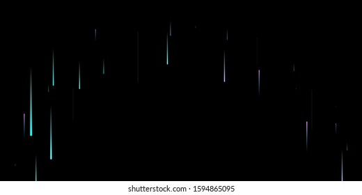 Fast Effect. Motion Neon Light Movement. Flow Light Trail. Neon Element Futuristic Design. Abstract Glowing Lines Movement Concept. Minimal Modern Dynamic 3D Static Effect. Techno Vector illustration.