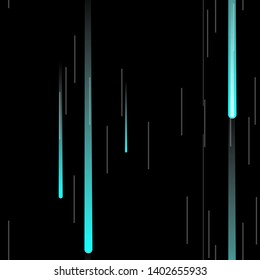 Fast Effect. Motion Neon. Seamless Pattern. Fast Light Movement. Flow Trail. Element Futuristic Neon. Abstract Glowing Movement. Minimal Motion Dynamic 3D Static Effect. Techno Vector illustration.