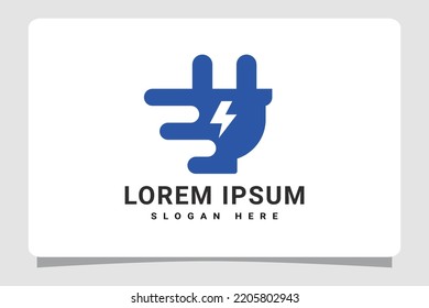 Fast Electric Logo Template Design Inspiration