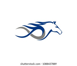 Fast Equine horse logo