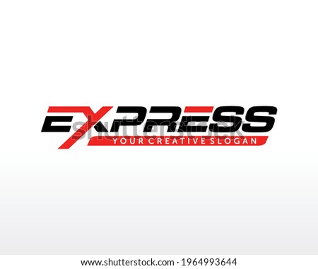 Fast Express Delivery Logo Vector. Simple Express logo Template Design