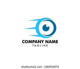 Fast Eye Icon Logo Design Element