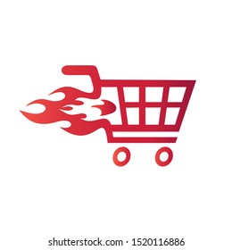 Fast Fire Cart Logo Design