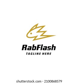 plantilla vectorial de icono de logotipo de rábano rápido