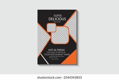 Fast Food a4 Flyer Template