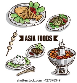 fast food asia objects B