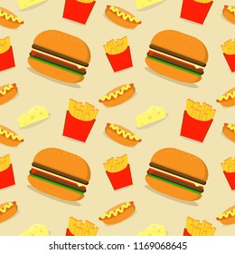 fast food background