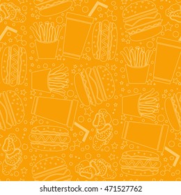 Fast food background