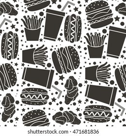 Fast food background