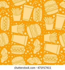 Fast food background
