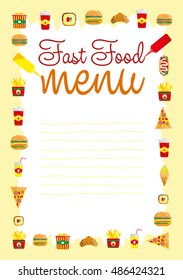 fast food background