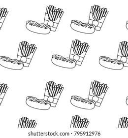 Fast food background