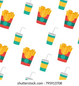 Fast food background