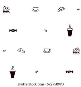 fast food background fore coffee shop