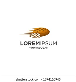 fast food bakery delivery logo vector