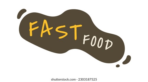 Fast food banner. Vector illustration