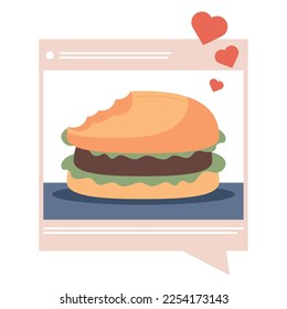 fast food blog template icon