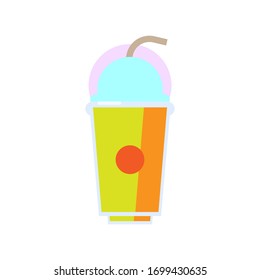 

Fastfood-Flaschen Symbol Vektorillustration für EPS10