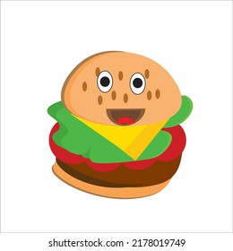 fast food burger animation cute