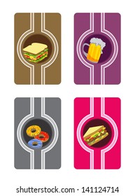fast food card two