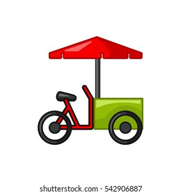 fast food cart icon illustration isolated vector sign symbol