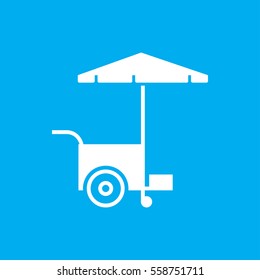 fast food cart icon illustration isolated vector sign symbol