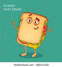 Fast food cartoon