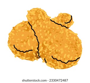 fast food, cartoon icons, simple flat style, street high calorie food illustration.