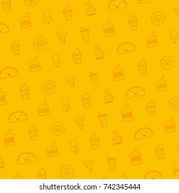 Fast food character pattern