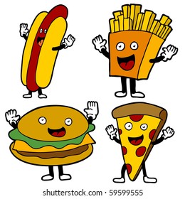 Fast Food Characters