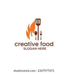 Fast food chef home logo restaurant chef logo design concept Food Restaurant vector