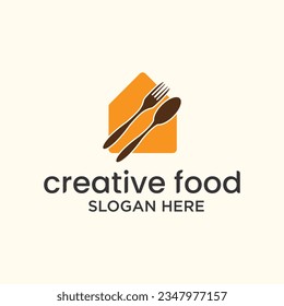 Fast food chef home logo restaurant chef logo design concept Food Restaurant vector
