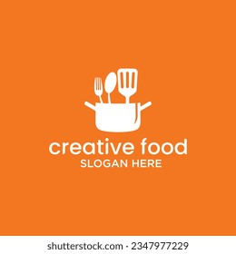 Fast food chef home logo restaurant chef logo design concept Food Restaurant vector