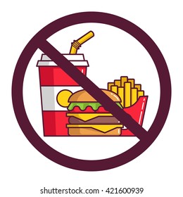 337 Dont eat icon Images, Stock Photos & Vectors | Shutterstock